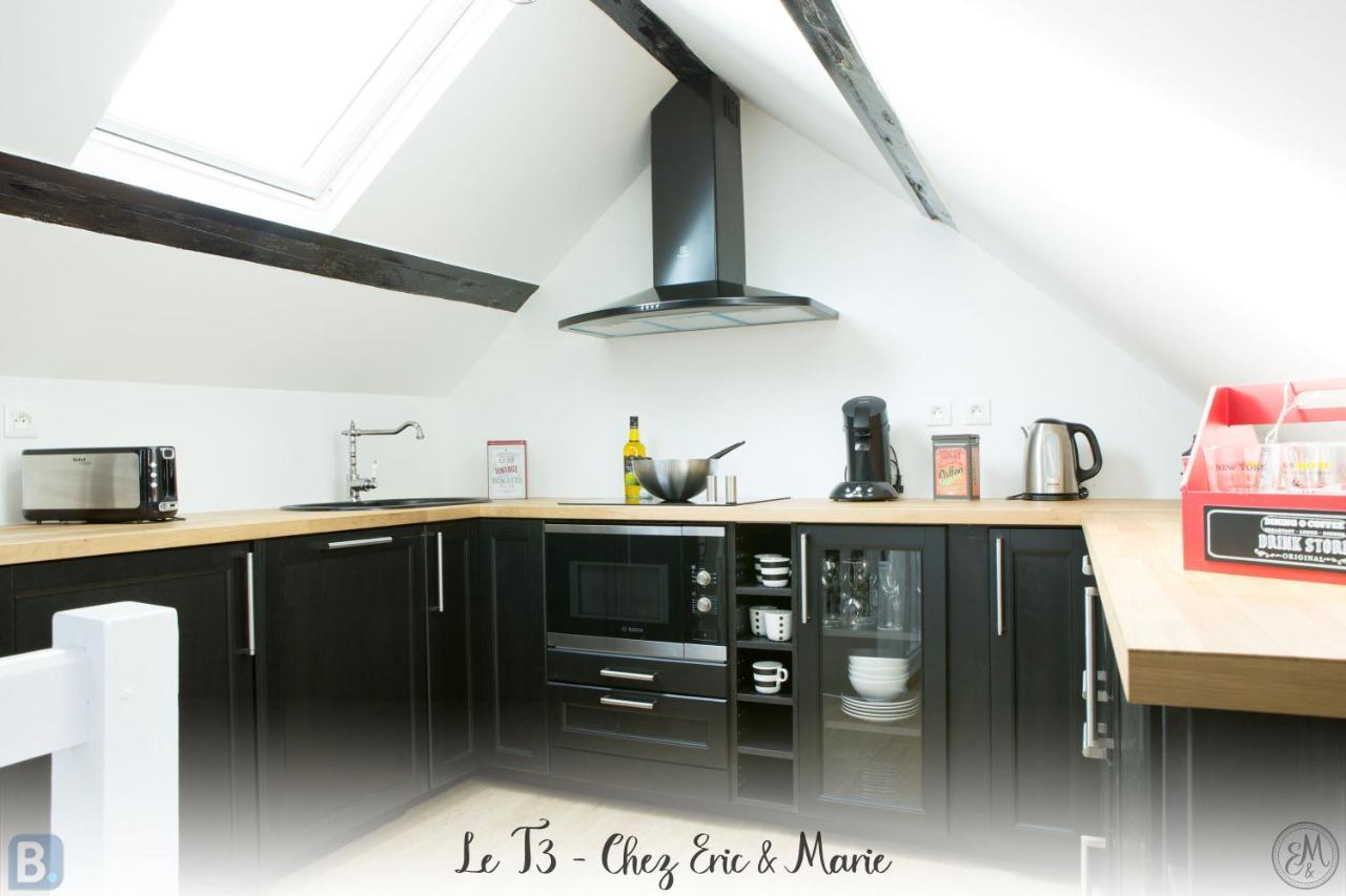 Apartamento Location de Maje T2-T3 Honfleur Habitación foto