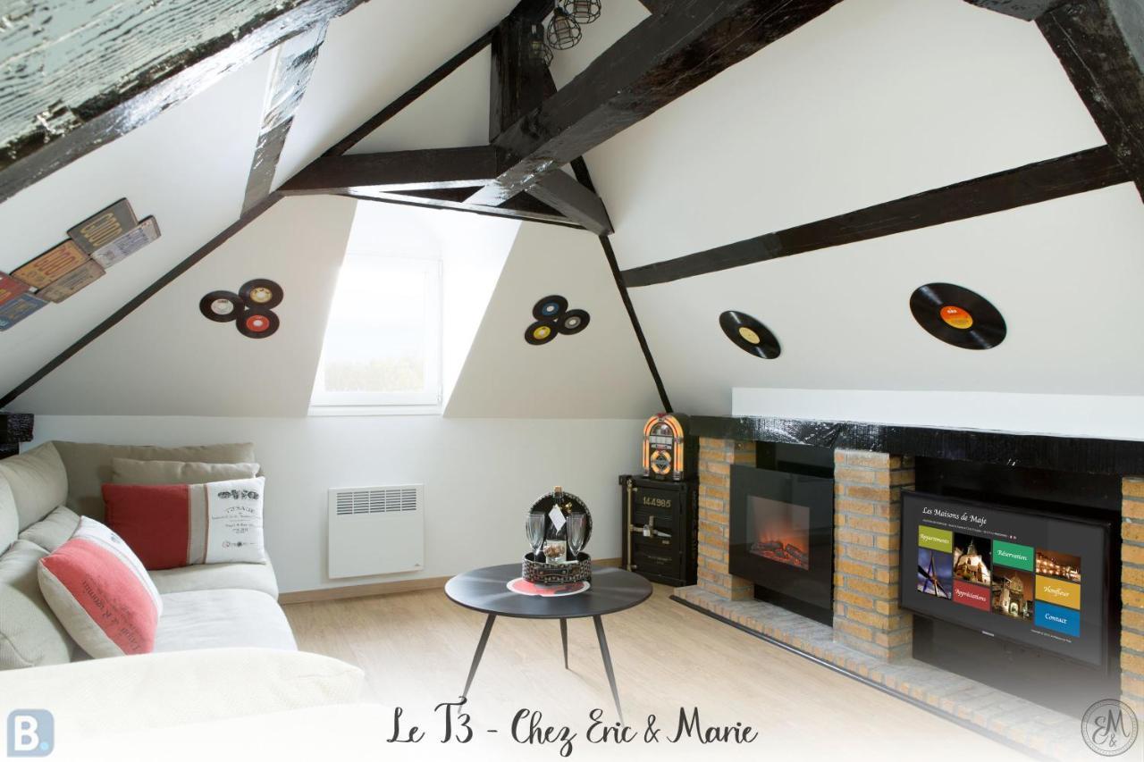 Apartamento Location de Maje T2-T3 Honfleur Habitación foto